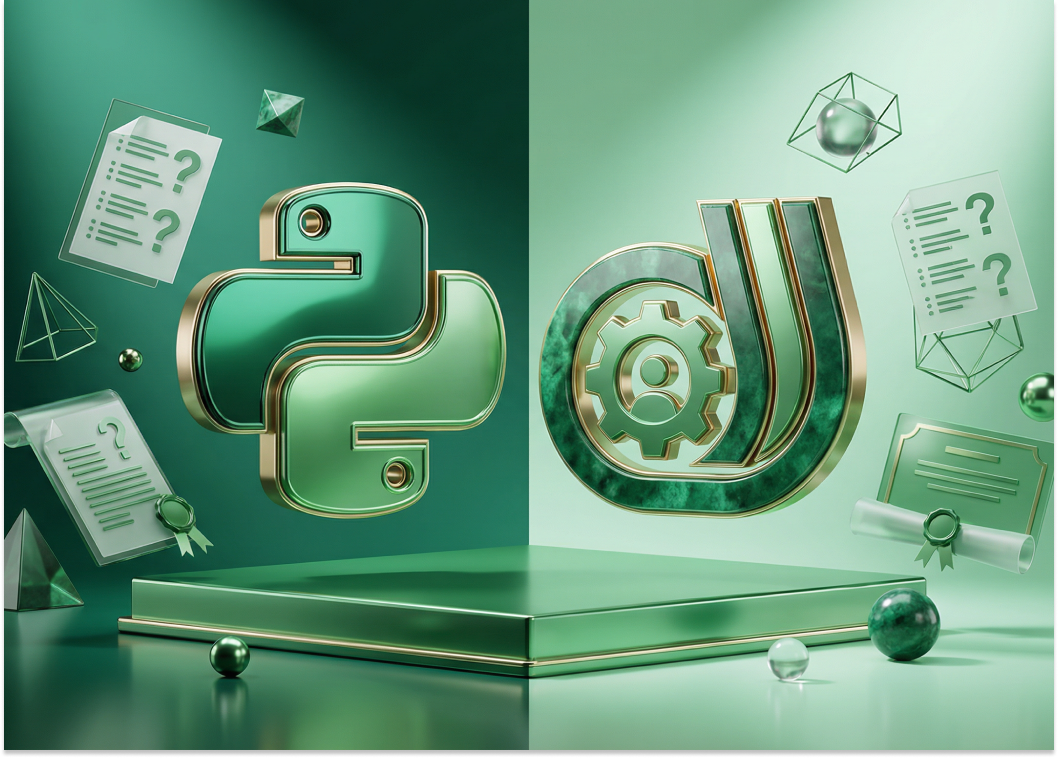 سوالات آزمون پایتون فنی و حرفه‌ای با جواب | نمونه سوالات ۱۴۰۴ (تستی و عملی)